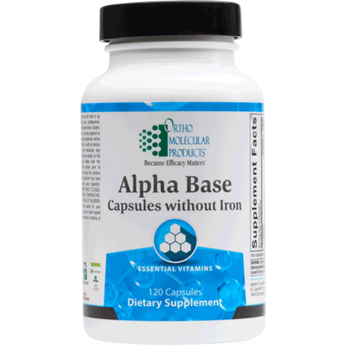 Alpha Base Capsules without Iron 120