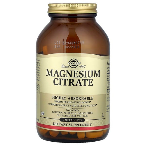 Magnesium Citrate Extra Strength 200 mg 120 Tablets
