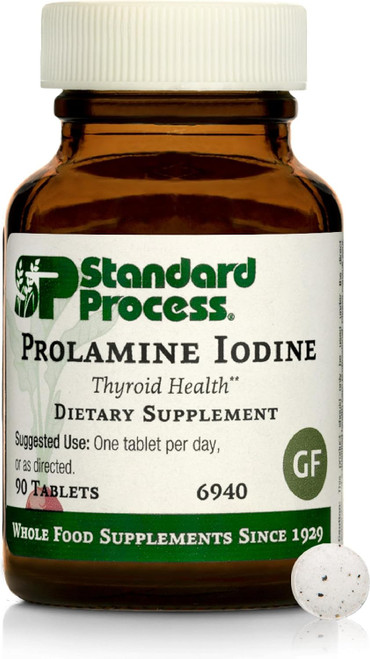 Standard Process Prolamine Iodine 180 Tablets | Iodine Mineral Supplement