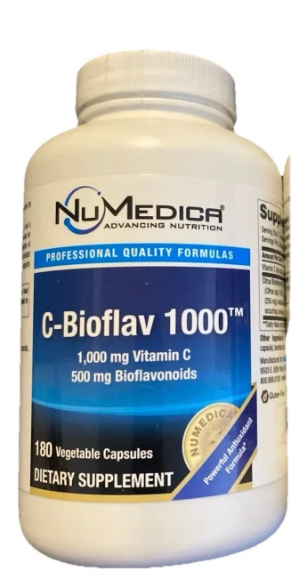 NuMedica C-Bioflav 1000 180 Vegetable Capsules | Vitamin C Supplement