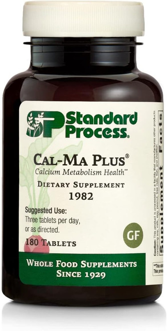 Standard Process Cal-Ma Plus 180 Tablets | Calcium & Magnesium Supplement