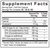 Ortho Molecular Orthomega fish oil 60 capsules (back)