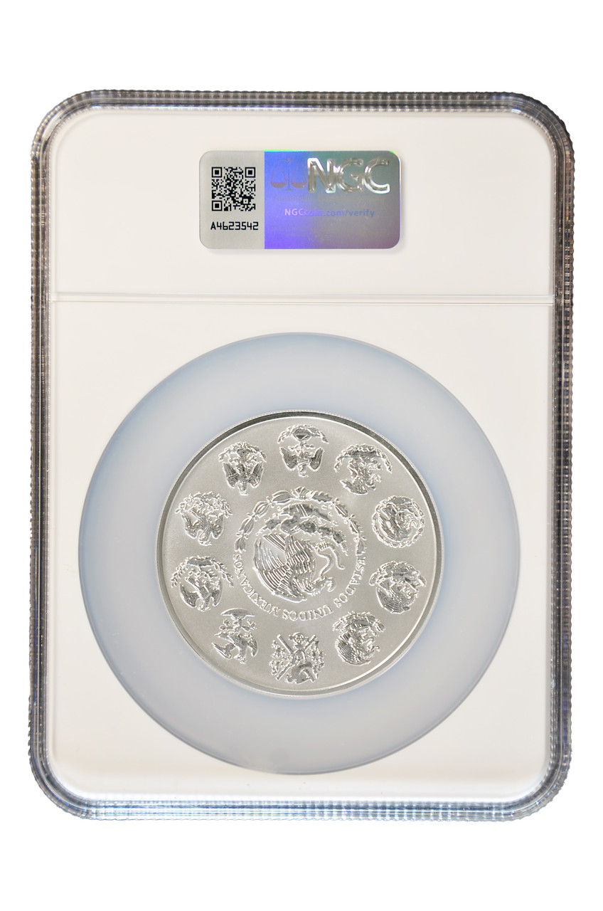 Mexico 2025 Libertad 5 oz Silver Proof Coin - NGC Reverse PF-69