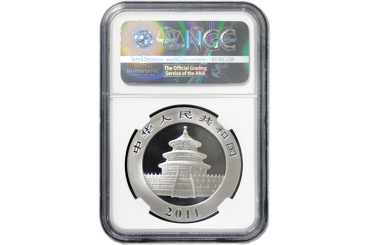 最終値下げ 2011年パンダ銀貨１オンスNGC MS69 楽天市場】即納 新品未使用 2011 中国 パンダ銀貨1オンス クリア