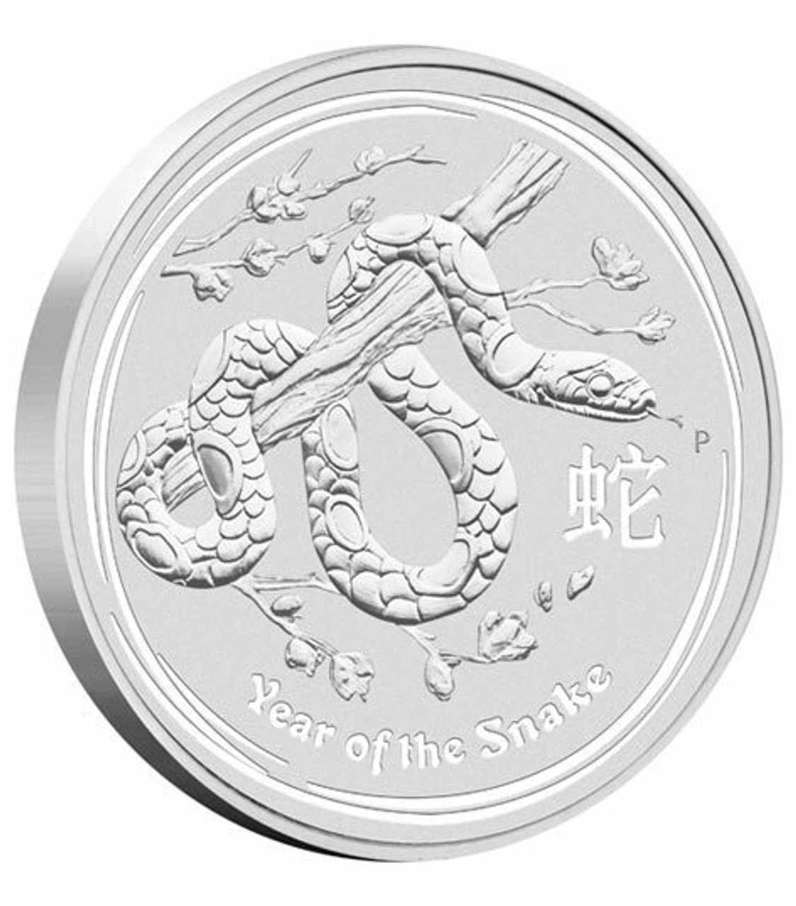 zal ik doen Kloppen gastheer Australia 2013 Year of the Snake 10 Kilos Silver Coin