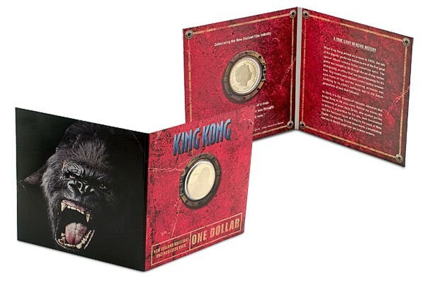 New Zealand 2005 King Kong 1 Dollar BU Coin