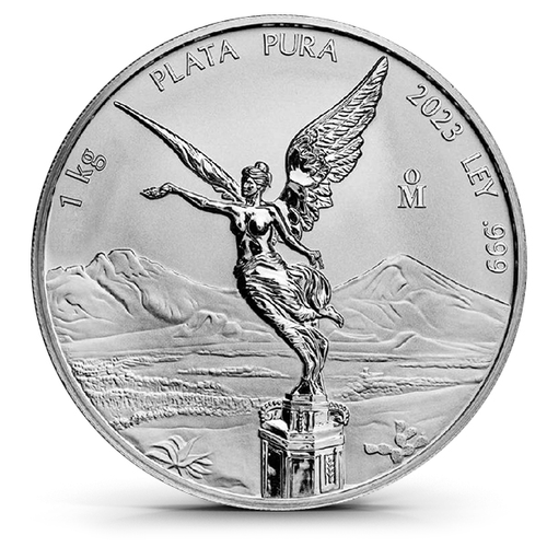 Mexico 2023 Libertad 1 Kilo Silver Reverse Proof-like Coin