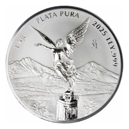 Mexico 2025 Libertad 1 Kilo Silver Proof-like Coin