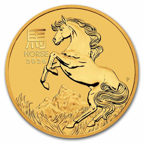 Australia 2026 Year of the Horse 1 oz Gold BU Coin - Series III