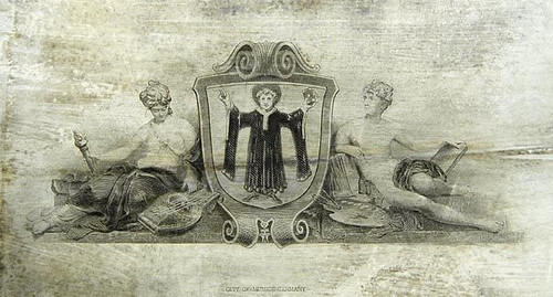 Germany Arms of Munich - Vignette Plate