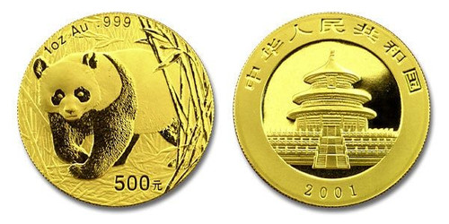 新品本物 アンティークコイン 金貨 2005 1 oz 500 Chinese Gold Panda