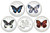 China Butterfly 4-Medal Set - Series III - From Chen Baocai Butterfly Museum