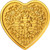 China 2022 Auspicious Culture Series - Love - 3 grams Gold and 30 grams Silver Proof 2-coin Set - Heart Shape