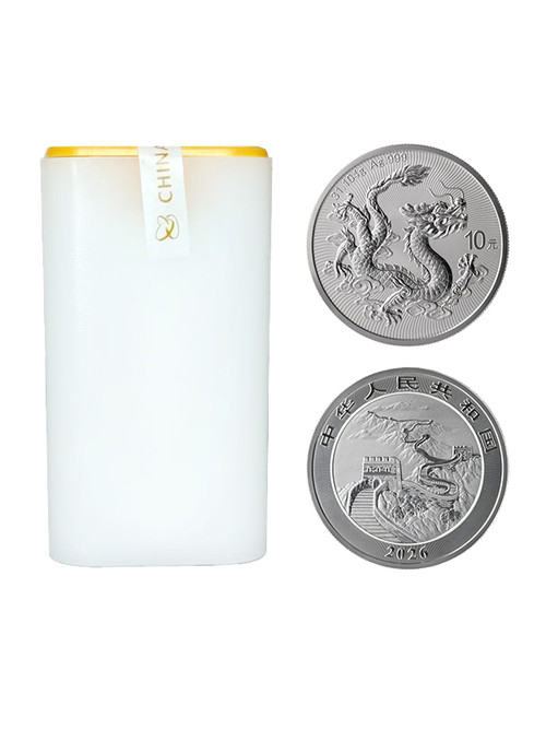 ChineseDragon・SILVER PR COIN Chinese Silver Dragon Coin | Dragon Vibe
