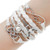 Various styles fashion jewelry leather Double infinite multilayer bracelets factory price wholesale Anchor pulseira couro