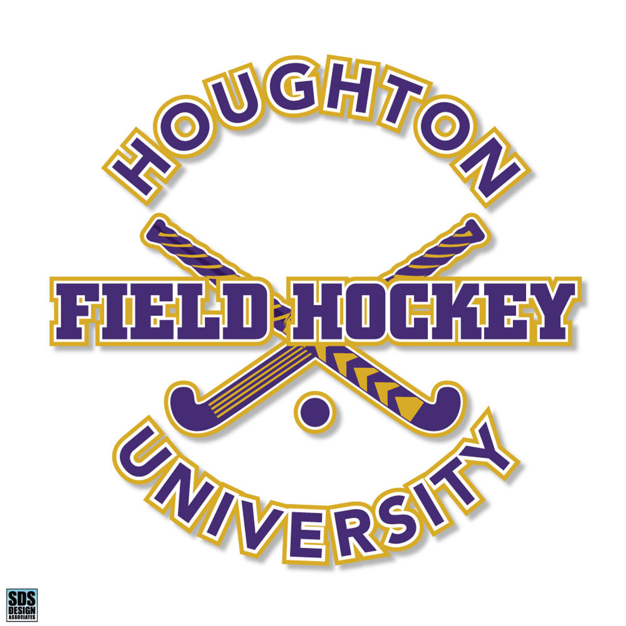 Houghton University Field Hockey Vinyl Decal