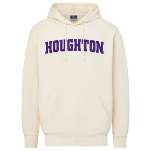 ecru hood with purple Houghton on chest ecru hood with purple Houghton on chest