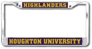 Houghton University License Plate