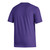 Back of purple Adidas t-shirt