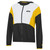 Black, gold, and white Under Armour jacket with black Houghton embroidered on the left chest.