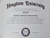 Houghton University replacement diploma sample for John Doe