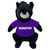 black squirrel with purple Houghton t-shirt