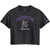 black tee with purple Houghton and white rampant lion and Highlanders beneath