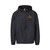 black full zip windbreaker with purple and gold rampant lion and Houghton University on left chest