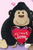 gorilla holding stuffed heart that says all I need is love