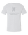 ash gray tee with a large rampant lion over "Houghton University" in a clear ink.