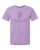 lavender tee with a large rampant lion over "Houghton University" in a clear ink.