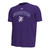 purple Under Armour tee with white and purple Houghton arched over white rampant lion