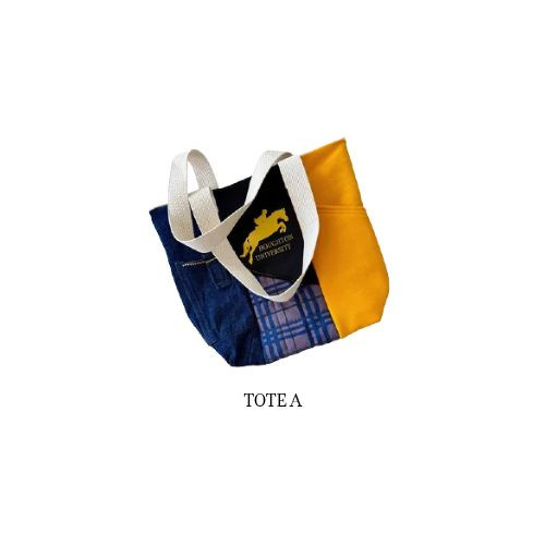 unique upcycled tote bag featuring Houghton Equestrian
