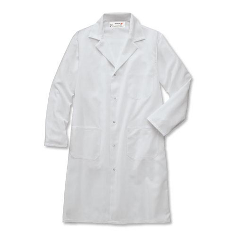white lab coat