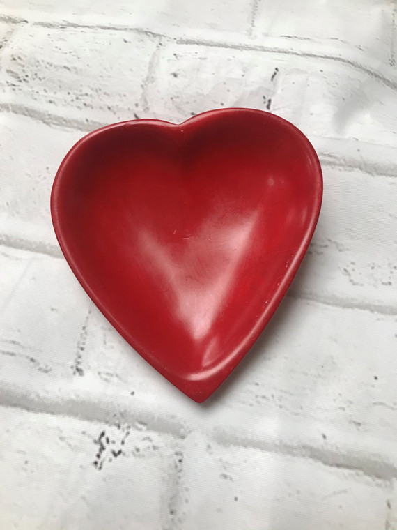 Soapstone Heart Plate