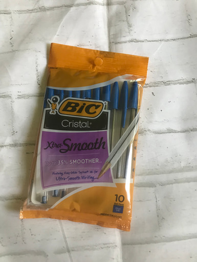 Bic Crystal Blue Medium Point Pen 10 pack - The Highlanders Shop