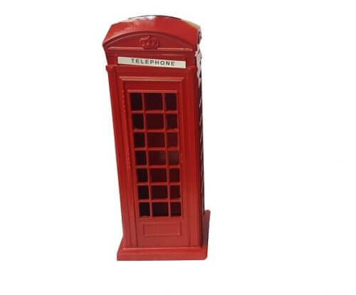 London Phone Booth Money Bank - 18 cm