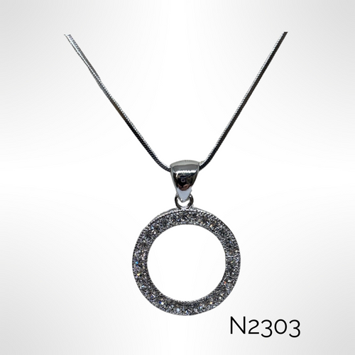 Necklace  Circle/Thick