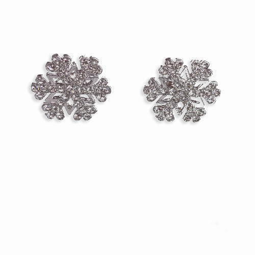 Earrings - Snowflake Stud