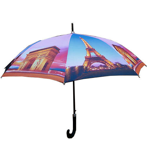 Umbrella - Sunset, Eiffel and Arc de Triomphe