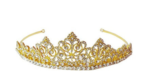 Hair Tiara - Victorian design Gold