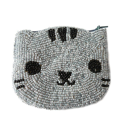 Cat Face with stripes, Grey