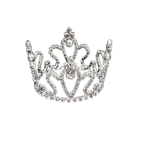 Small hair tiara with cross on points