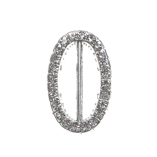 Vertical Oval Embellishment (3.4 x 2.1cm)