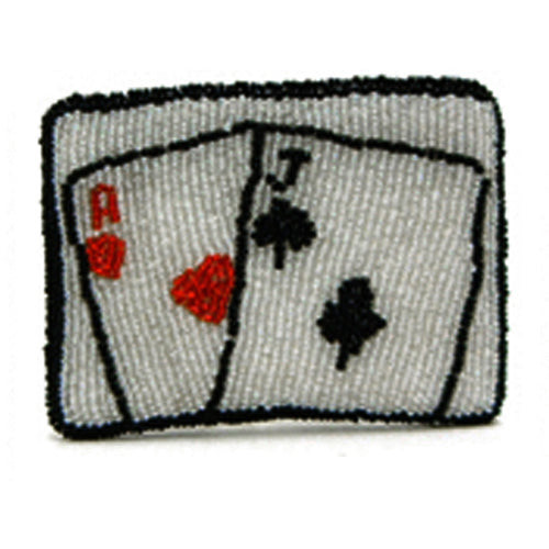 Black Jack Card on White (Rectangle)