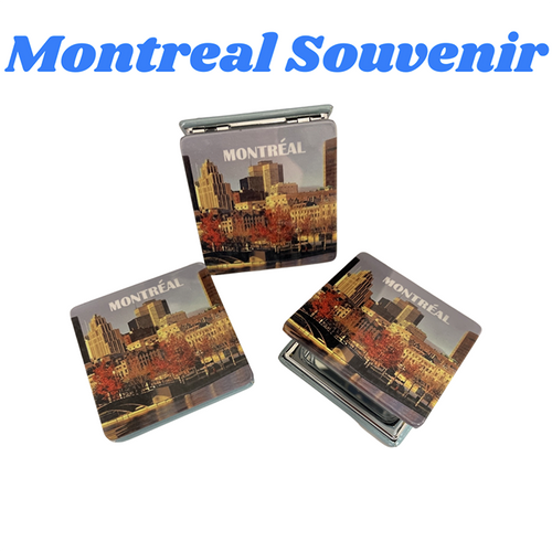 Compact Mirror - Montreal Cityscape ( 3 pcs for $5.00 )