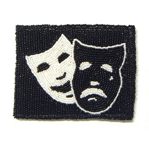 Masks, Comedy & Tragedy (Rectangle)