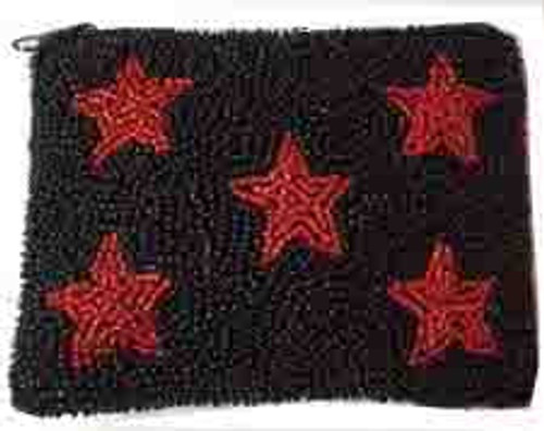 Stars, Red on Black