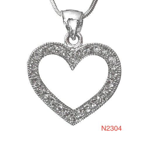 Necklace Heart, Thick