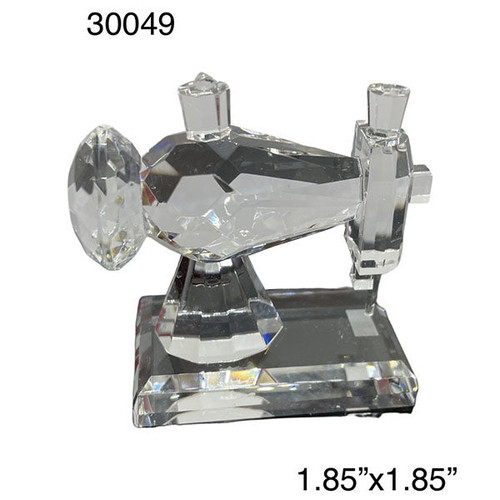 Crystal Figure - Sewing machine ( 1.85" X  1.85" )